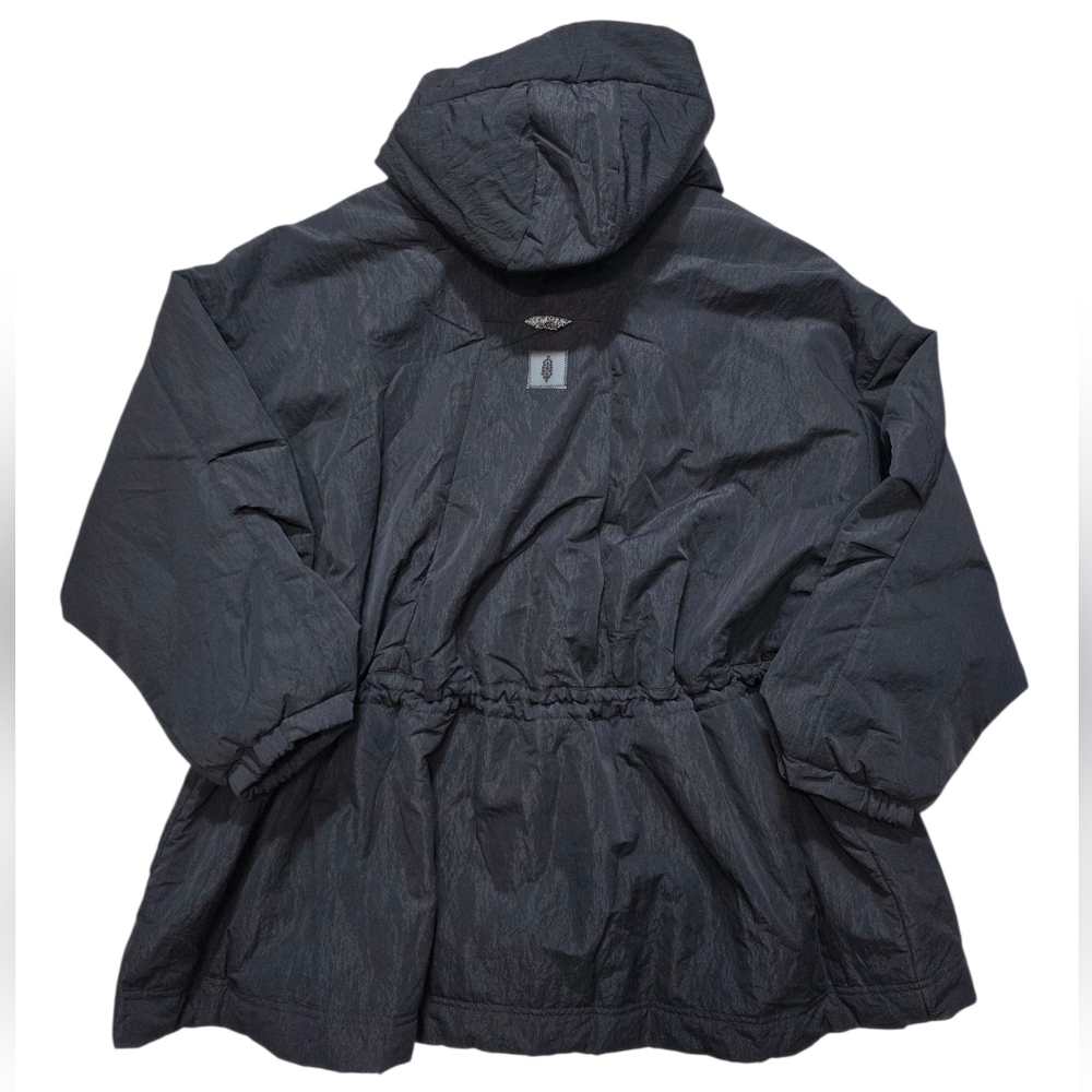 FP Movement By Free People Billy Boxy Insulated Black Coat NWT - Picture 3 of 12